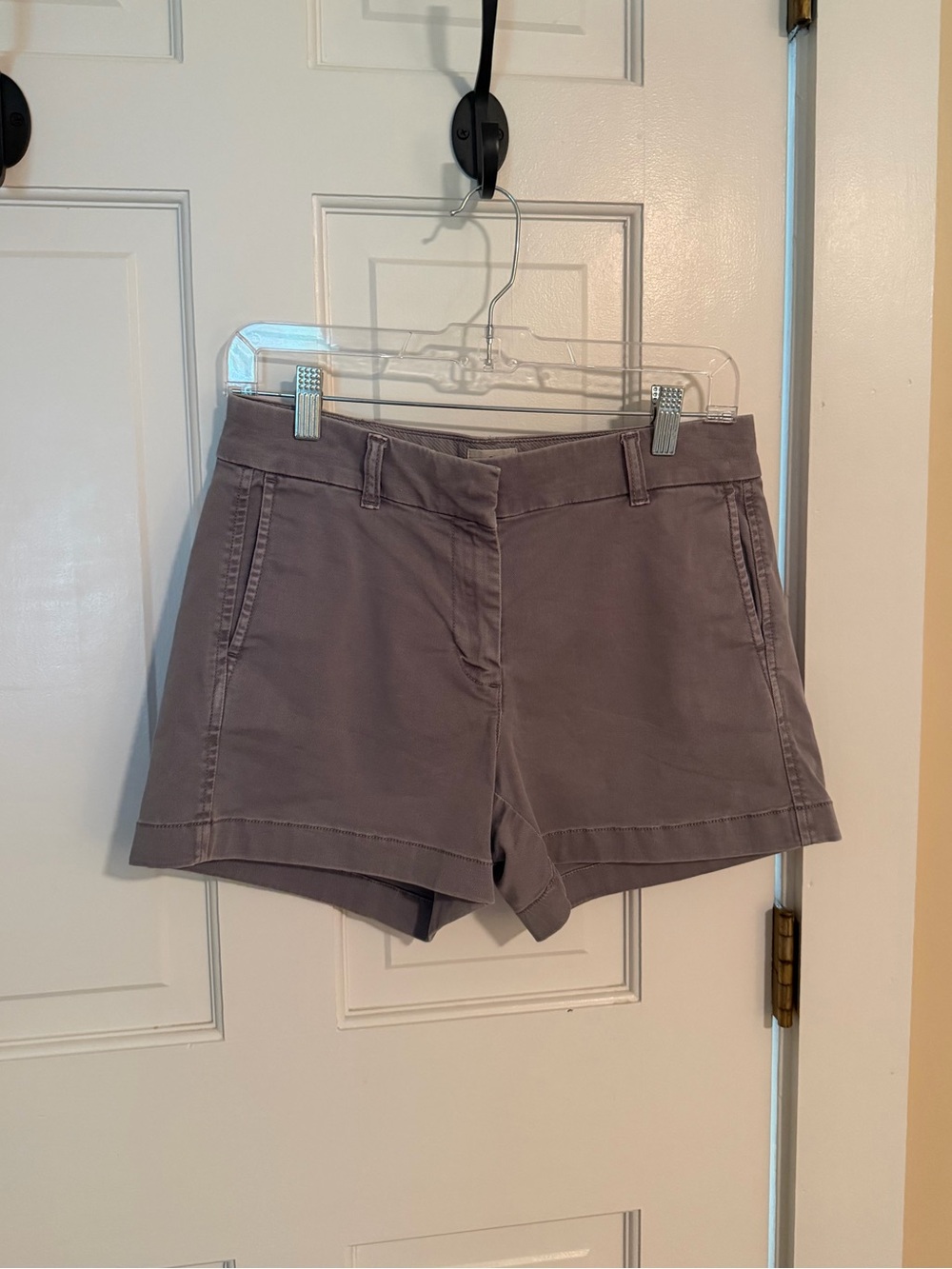 J. Crew Women's Cotton-Blend Shorts in Grey